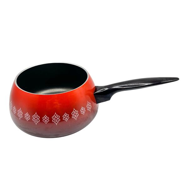 Vintage Oster Fondue Pot 1970's Ombre red orange Model 683e - Picture 1 of 10